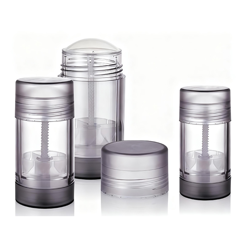 Recipient din plastic transparent pentru stick de deodorant